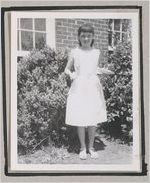 Photograph of a Clarkesville grammar school student, Clarkesville, Habersham County, Georgia, 1950