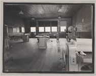 Photograph of room housing industrial machinery, Clarkesville, Habersham County, Georgia, 1950