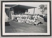 Photograph of members of the North Habersham Tri-Hi-Y, Clarkesville, Habersham County, Georgia, 1950