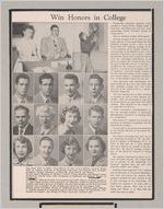 Article on disabled youth enrolled at Young Harris College, Young Harris, Towns County, Georgia, 1950.
