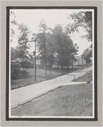 Photograph of a residential street, Clarkesville, Habersham County, Georgia, 1950