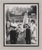 Photograph of children in a parade procession, Clarkesville, Habersham County, Georgia, 1950