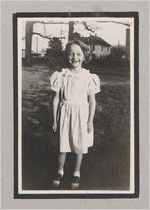 Photograph of young girl, Clarkesville, Habersham County, Georgia, 1950