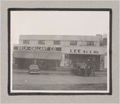 Photograph of storefronts, Clarkesville, Habersham County, Georgia, 1950