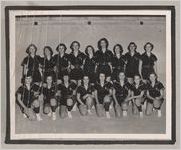 Photograph of North Habersham High School girls basketball team, Clarkesville, Habersham County, Georgia, 1950