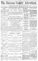 The Dawson County advertiser, 1898 December 24