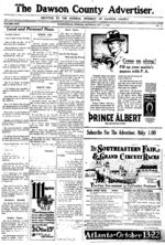 The Dawson County advertiser, 1921 October 8
