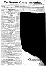 The Dawson County advertiser, 1921 October 15