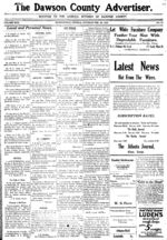 The Dawson County advertiser, 1922 February 25