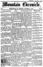 Mountain chronicle (Dawsonville, Ga.), 1879 October 14