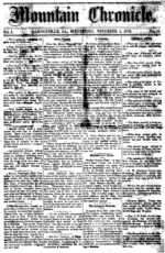 Mountain chronicle (Dawsonville, Ga.), 1879 November 5