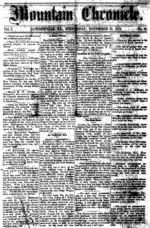 Mountain chronicle (Dawsonville, Ga.), 1879 November 12