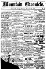 Mountain chronicle (Dawsonville, Ga.), 1879 December 30