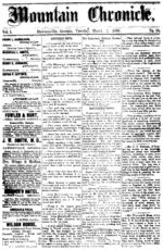 Mountain chronicle (Dawsonville, Ga.), 1880 March 2