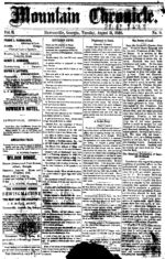 Mountain chronicle (Dawsonville, Ga.), 1880 August 31