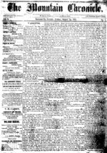 Mountain chronicle (Dawsonville, Ga.), 1881 August 26