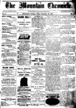 Mountain chronicle (Dawsonville, Ga.), 1881 December 23
