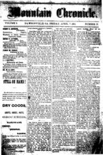 Mountain chronicle (Dawsonville, Ga.), 1882 April 7