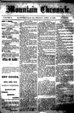 Mountain chronicle (Dawsonville, Ga.), 1882 April 21