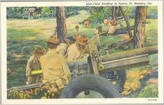 83rd Field Artillery in Action, Ft. Benning, Ga.