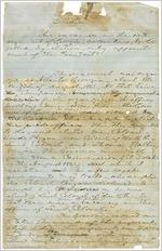 Benning, Colonel H. L., Argument responding to his refusal to promote Lieutenant McCauley to captain, 22 handwritten pages, July 21, 1862