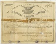 H. L. Benning, Internal Revenue License for occupation of lawyer, Feb 10, 1866