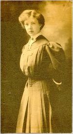 Pleated Dress and Puffed Sleeves