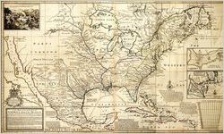 "A New Map of the North Parts of America claimed by France under ye Names of Louisiana, Mississippe, Canada and New France with ye Adjoyning Territories of England and Spain . . ." By H. Moll Geographer, 1720.