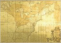 "A Map of the British and French Dominions in North America . . . By their Lordships Most Obliged, and very humble servant John Mitchell . . . Publish'd by the Author." 1755.