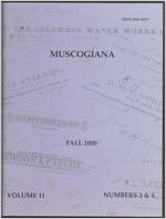 Muscogiana Vol. 11(3&4), Fall 2000