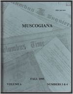 Muscogiana Vol. 6(3&4), Fall 1995
