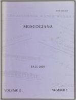 Muscogiana Vol. 12(2), Fall 2001