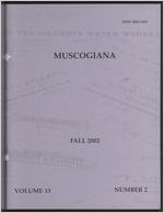 Muscogiana Vol. 13(2), Fall 2002