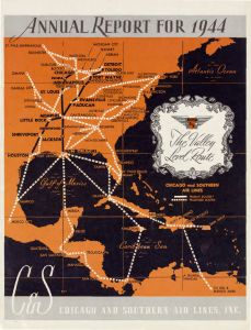 Chicago and Southern Air Lines Annual Report 1944