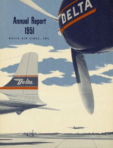 Delta Air Lines annual report 1951