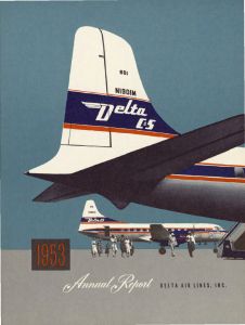 Delta Air Lines annual report 1953