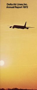 Delta Air Lines annual report 1972