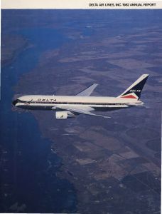 Delta Air Lines annual report 1982