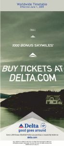 Delta Worldwide Timetable June 1, 2005