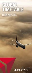 Global Timetable February 2016