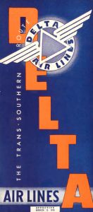 Delta Air Lines System Timetable 1938 March 15