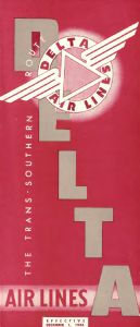 Delta Air Lines System Timetable 1944 December 1