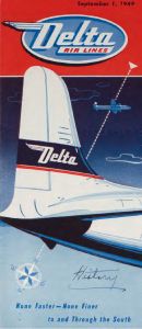 Delta Air Lines System Timetable 1949 September 1