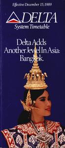 Delta Air Lines System Timetable December 15, 1989