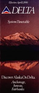 Delta Air Lines System Timetable April 1, 1990