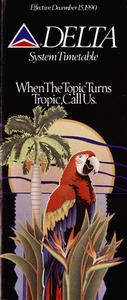 Delta Air Lines System Timetable December 15, 1990