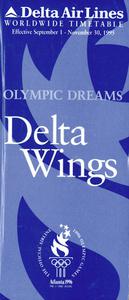 Delta Air Lines Worldwide Timetable September 1, 1995