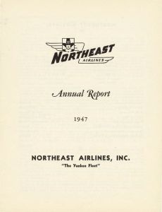 Northeast Airlines Annual Report 1947