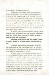 Northwest Airlines Annual Report 1936