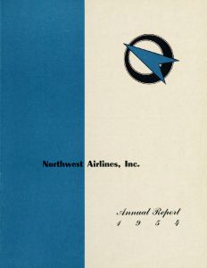 Northwest Airlines Annual Report 1954